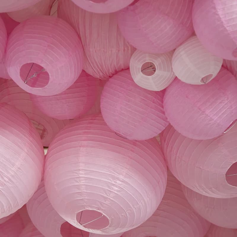 5pcs Round Paper Lantern 4/6/8/10/12inch Multicolor Chinese Lanterns Paper Balls Decor Wedding Birthday Party Hanging Decoration - image 3