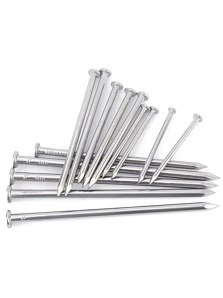 0.5-4.0 inch 304 stainless steel round nails - rust-resistant general-purpose nails for woodworking/hanging art/outdoor fencing - image 3