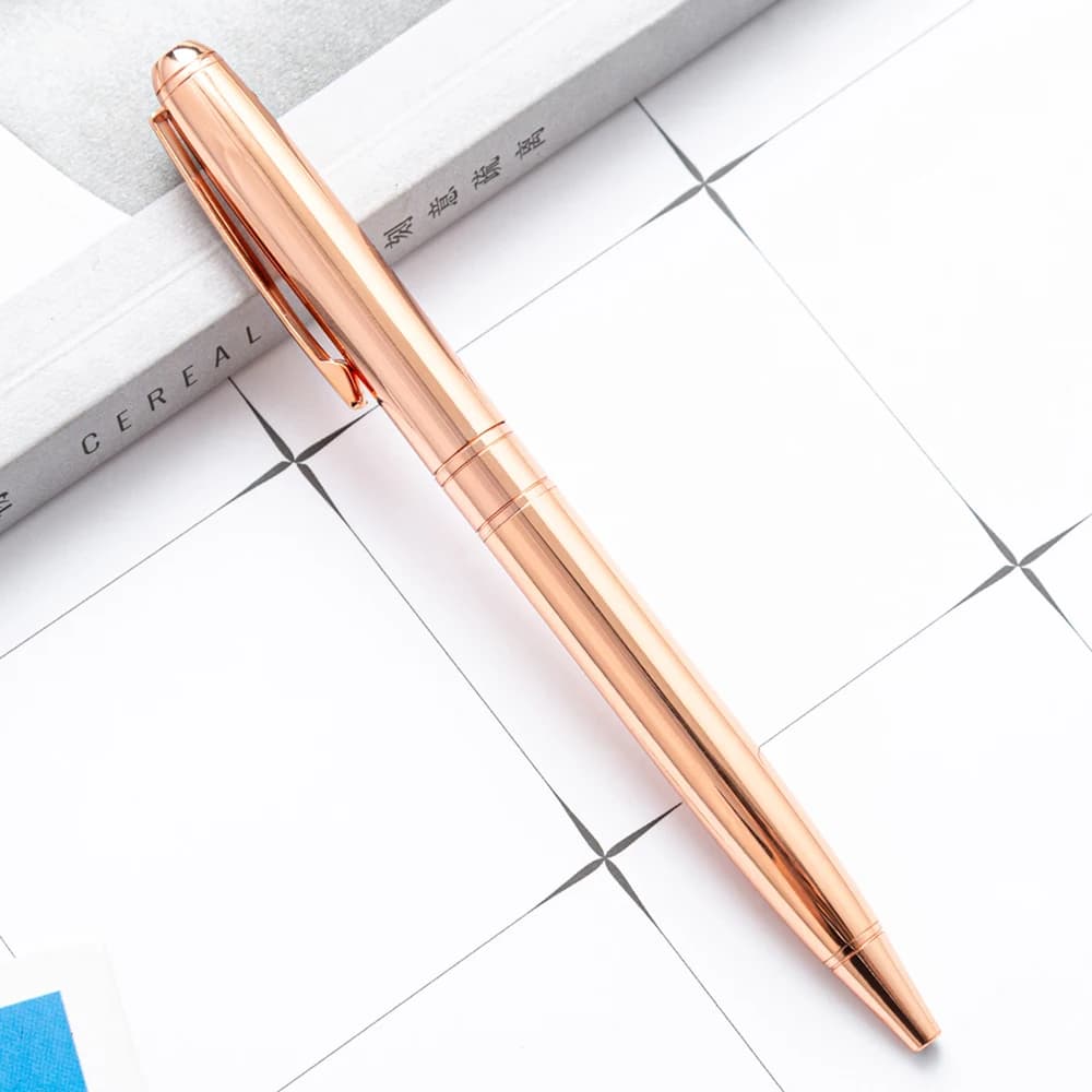 Color Business Roller Ballpoint Pen Luxury Cute Wedding Rose Gold Metal Stationery School Office Supplies Premium Gift Ball Pen - image 3