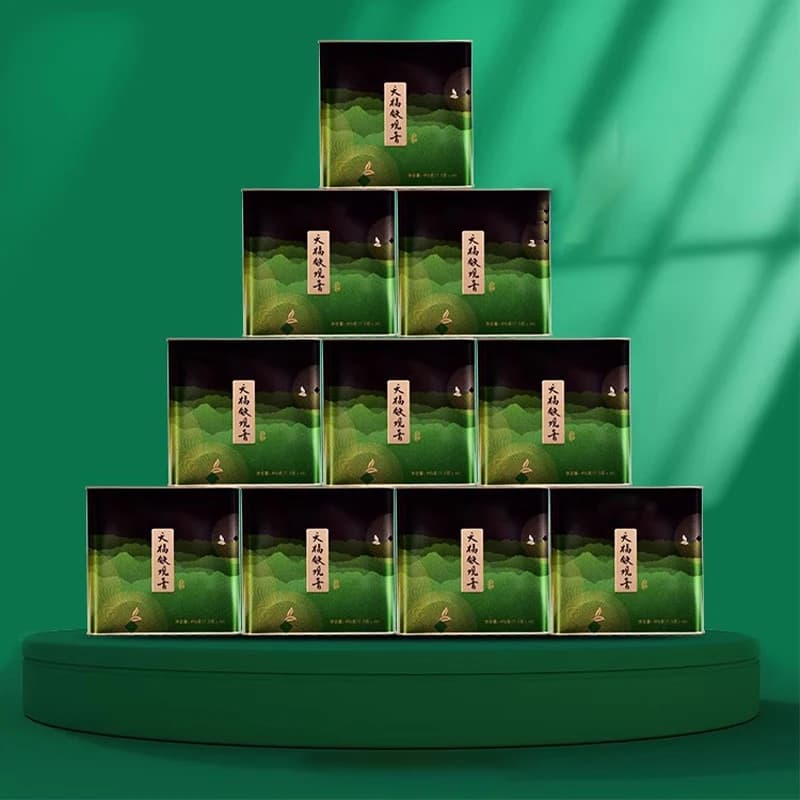 High-end Customized Famous Tea Box Da Hong Pao Iron Box Tie Kuan Yin Horseshoe Mouth Iron Box Jasmine Blacktea Sealed Box 500g - image 6