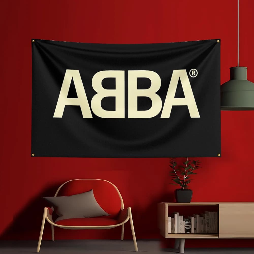 3x5 Ft ABBA Band Concert Flag Polyester Printed Cars Flags Banner Tapestry for Room Garage Decor Concert Flag - image 6