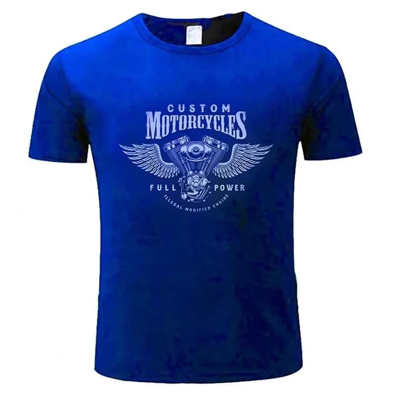 Davidson T Shirt 2026 New Motorcycle Engine Graphic 100% Cotton Men Women Unisex Oversized Heavyweight Biker Streetwear Tops - image 5