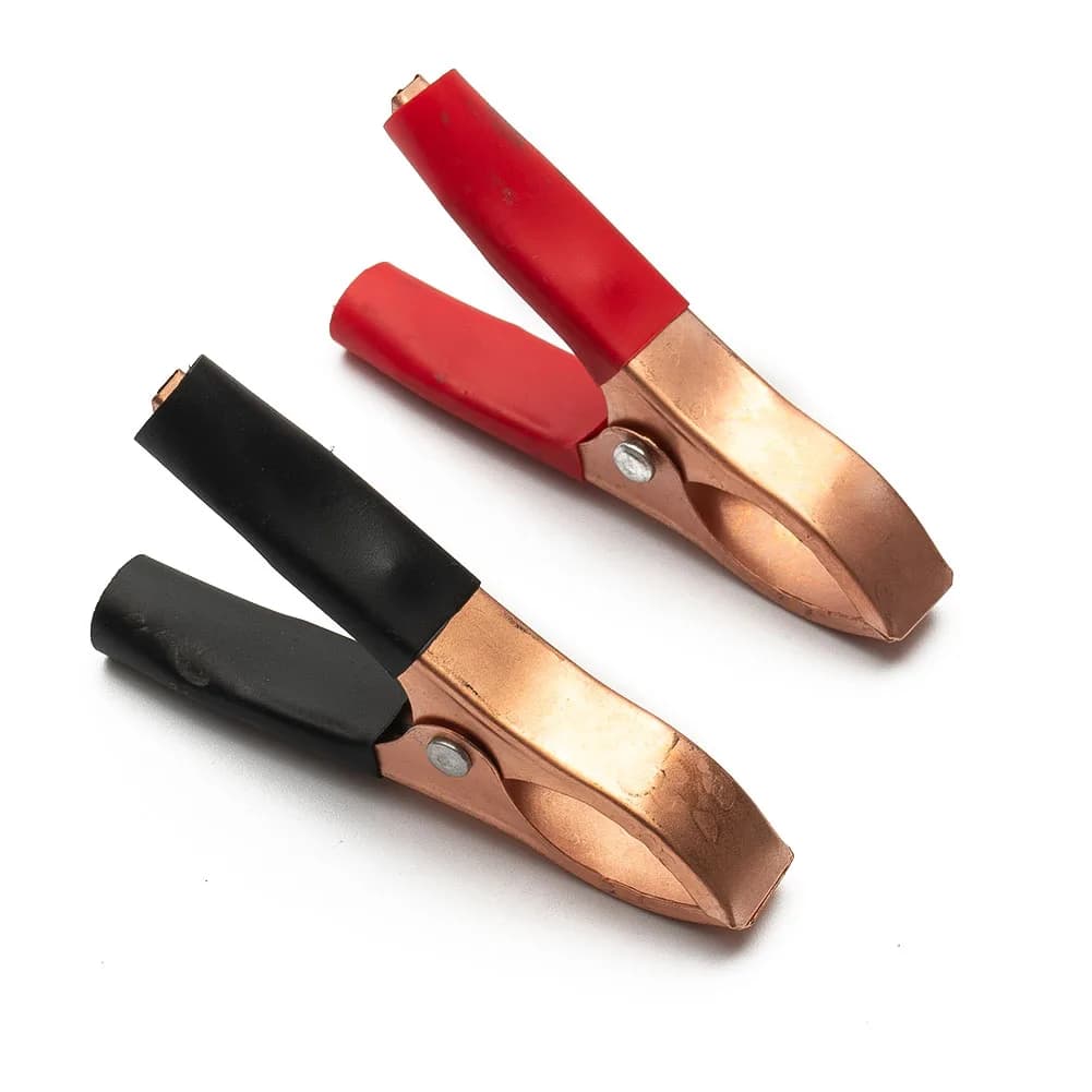 2pcs 30A 70mm Alligator-Clips Caravan Van Car Test Lead-Clips Crocodile Clip Red Black Aligator Clamps-Plug Power Connector - image 6