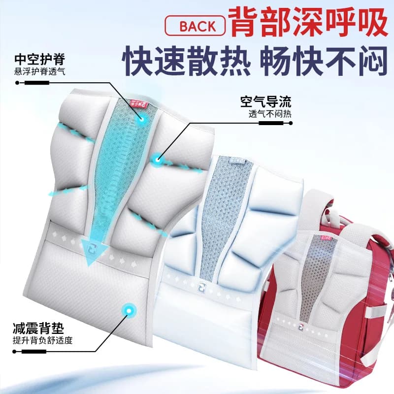 Back Protection Backpack for Grades 1-7,School Bag for Elementary Middle School Students,Ergonomic Kids Bookbag,Back to School - image 6