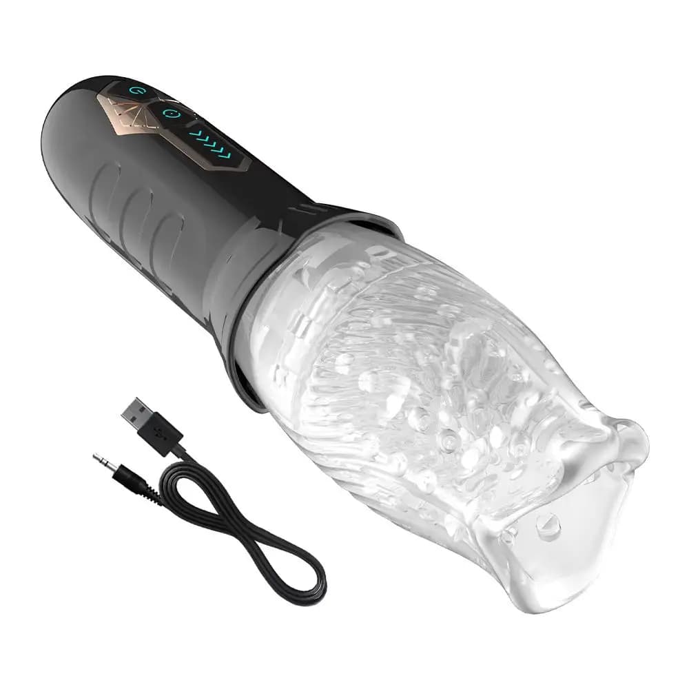 Automatic Masturbator Cup Machine Electric Piston Rotating Sucker Male Blowjob Vagina Dildo Real Oral Vibrator Sex Toys for Men
