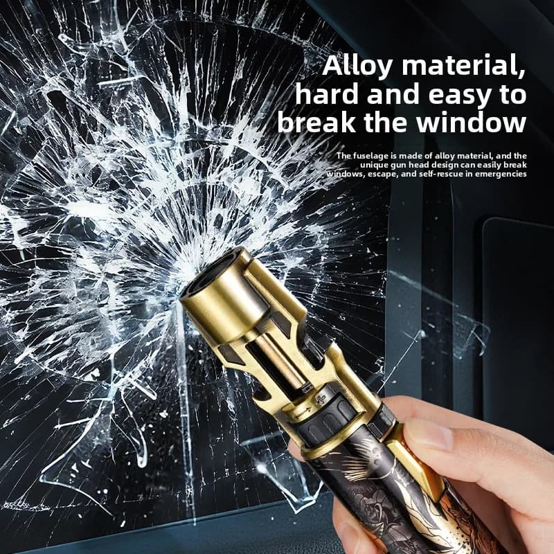 Large Fire Welding Gun Windproof Blue Flame Butane Gas Torch Lighter Bottle Opener Safety Lock Fire Switch Kitchen Cigar Lighter - image 5