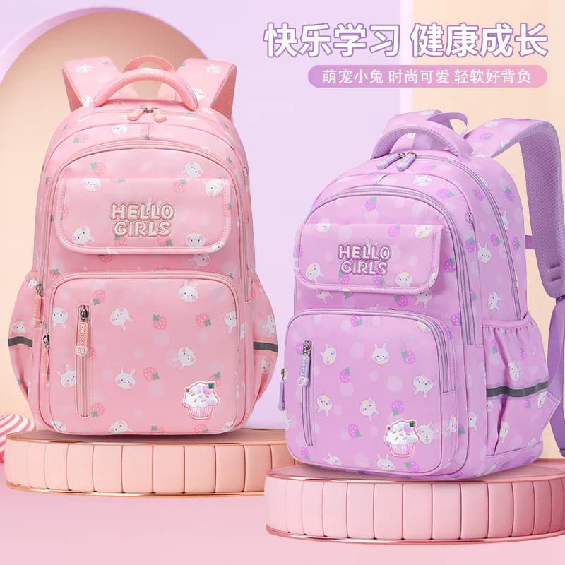 Backpack for Elementary Girls,School Bag for Students, Ergonomic Kids Bookbag with Comfortable Back Support,Back to School