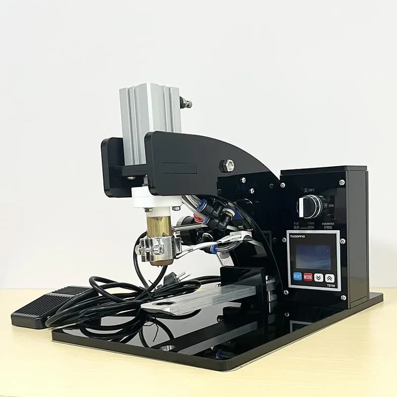 One Way Breath Valve Welding Machine Degassing Valve Packing Applicator for Coffee Bag - image 3