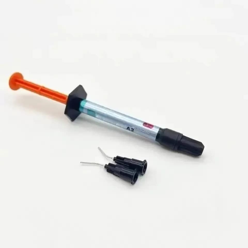 2g /PCS dental filling material UV cured flowing resin laboratory equipment tool A1 A2 A3 Nano Mixed Dentin Repair Permanent Gap - image 6