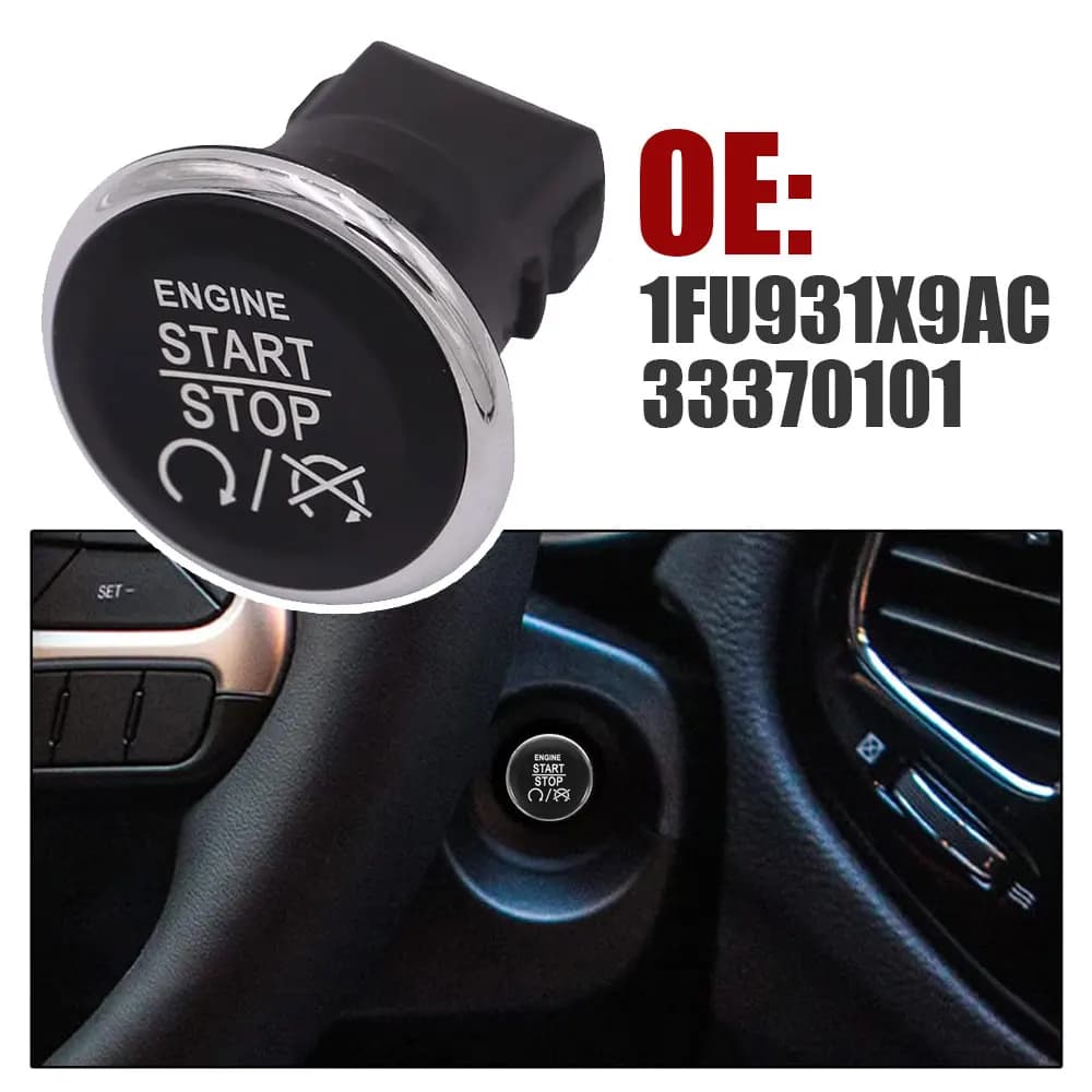 Push Engine Start Stop Button Switch for Jeep Grand Cherokee Chrysler 300 Town&Country Dodge Challenger Durango Grand Caravan - image 3