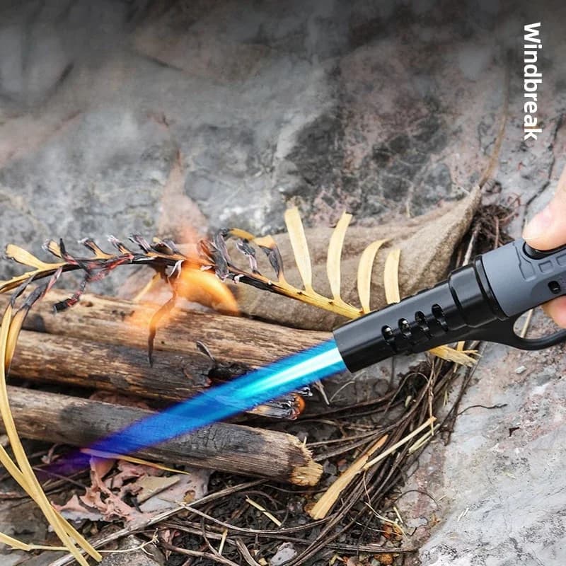 Windproof Outdoor High-fire Pendant Lighter Jet Flame Torch Butane Inflatable Cigarette Cigar Camping Barbecue Gas Lighter - image 5