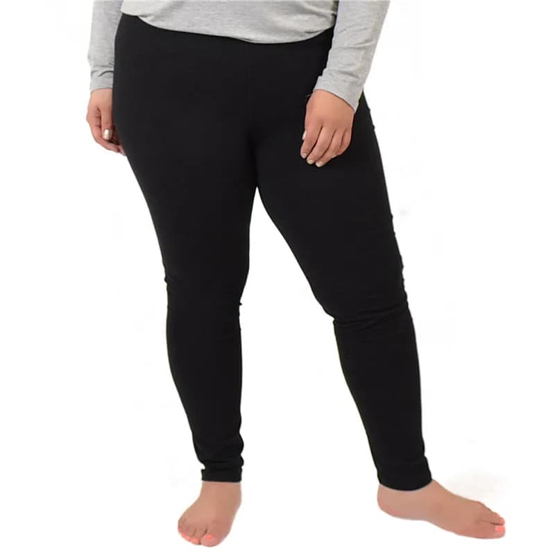 Solid Candy Color Leggings For Women 7XL 6XL 5XL Modal Cotton Large Size Ankle Legins Pants Grey Black White Pink Red Purple - image 3