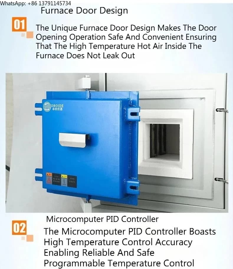 Box Type Atmosphere Furnace Laboratory Small High Temperature Vacuum Furnace High Temperature Furnace Industrial Resistance - image 6