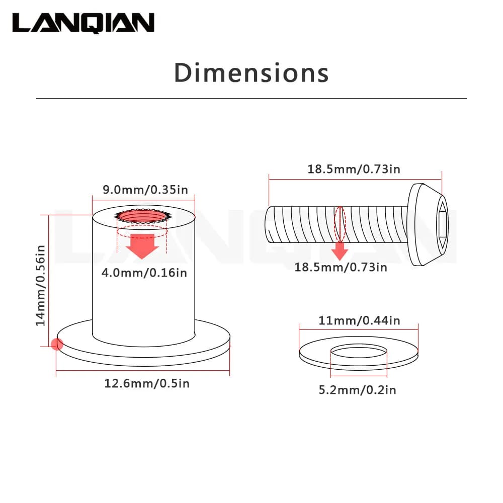 10PCS Fairing Wind Screen Screw Bolt Kit Windshield Mounting Nut bolt For BMW S1000RR HP4 HP2 Sport K1200S Benelli Tornado 1130 - image 6