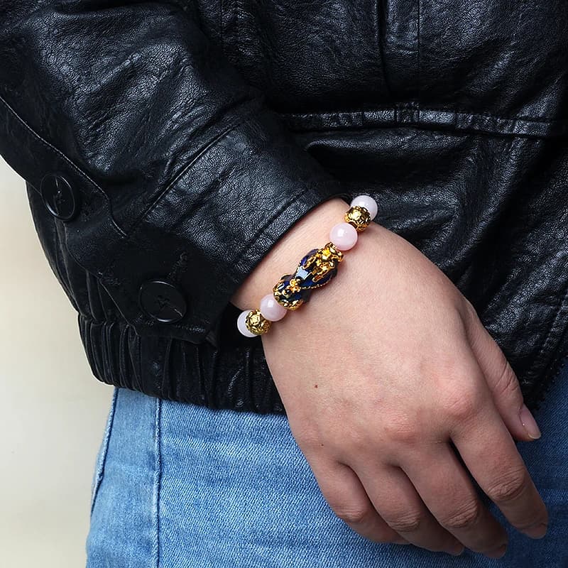Color Changed Feng Shui Pi Xiu Bracelets Men Nature Stone Lucky Amulet Charm Beaded Bracelets Women Pi Yao Brave Wealth Jewelry - image 6