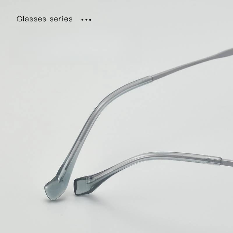 FIRADA Fashion Aviator Glasses Retro Double Beam Pure Titanium Eyeglasses Luxury Prescription Eyewear Frame Men Women 98321JD - image 5