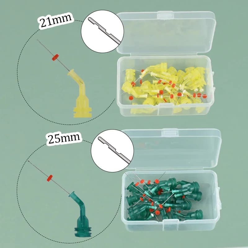 3Pcs Curved Dental Endo Irrigation Needle Reusable Double Side Hole for Root Canal Cleaning Anterior Molar Teeth - image 4