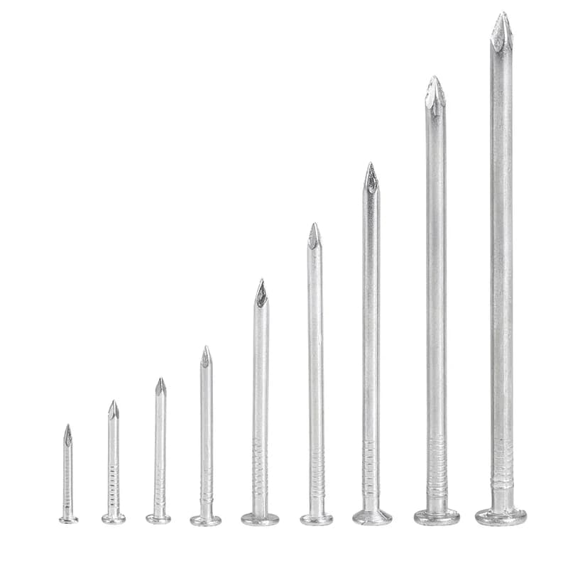 0.5-4.0 inch 304 stainless steel round nails - rust-resistant general-purpose nails for woodworking/hanging art/outdoor fencing - image 5