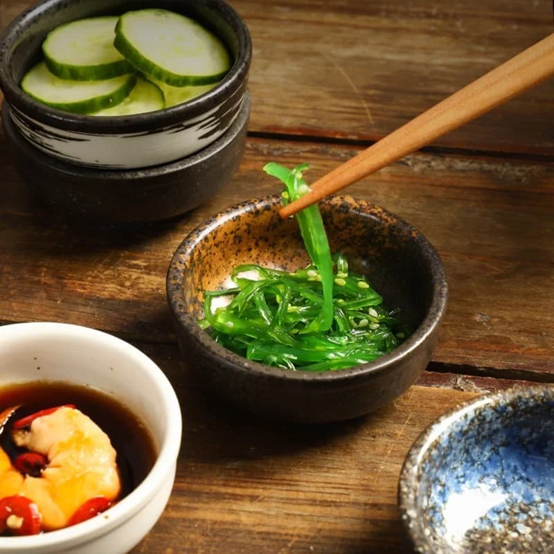 Ceramic Small Plate Japanese Clay Sauce Dish Home Seasoning Plate Tableware Dipping Sauce Dish Kitchen Supplies Dropshipping - image 5