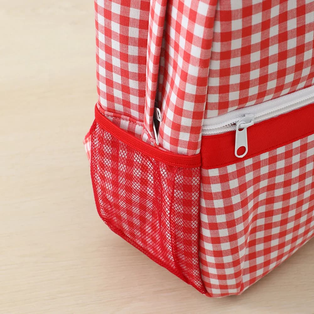 Plaid School Backpack For Kids Book Bag For Girls Students Camping Travel Lightweight Backpack Large And Small Size - image 5