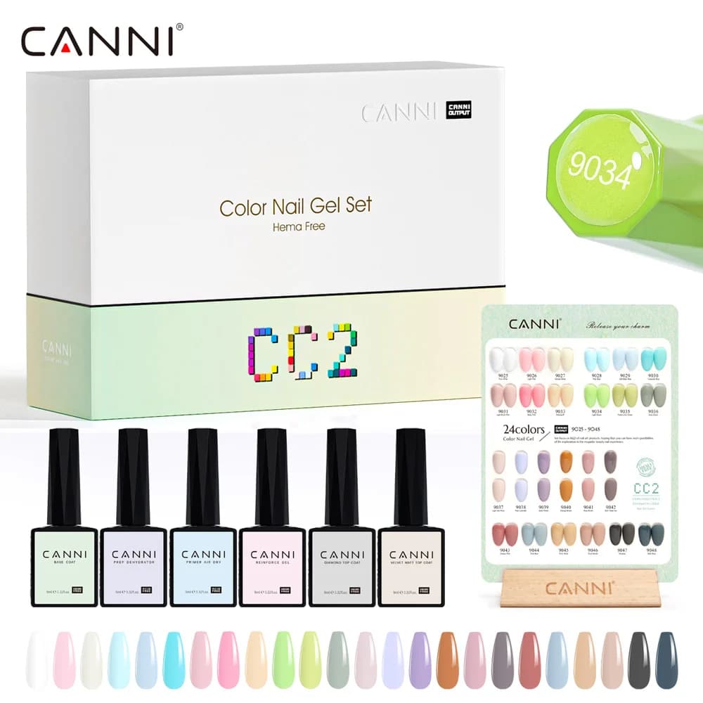 Nail Gel Display Storage Box (not with the gel) UV Gel Shelf CANNI VIP Kit Nail Gel Polish Soak Off UV LED Vainish Nail Manicure - image 5