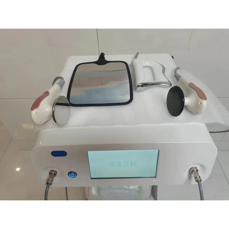 INDIBA Spain Technology 448K Tecar Cavitation Health and Beauty Body Care System RET CET RF Slim Machine for Weight Loss 2025 - image 4
