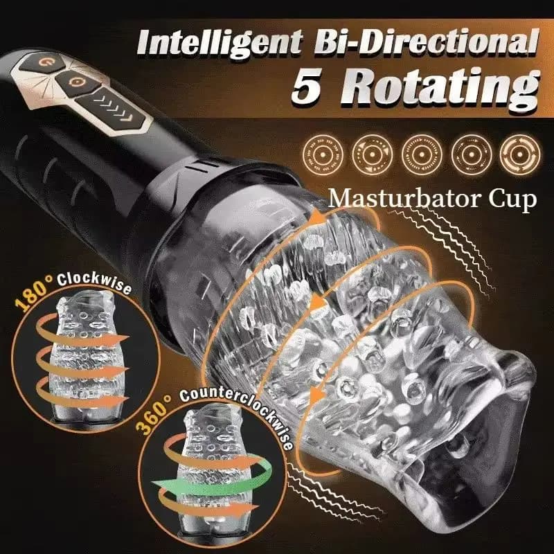 Automatic Masturbator Cup Machine Electric Piston Rotating Sucker Male Blowjob Vagina Dildo Real Oral Vibrator Sex Toys for Men - image 4
