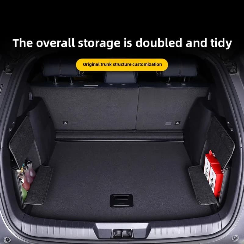 For BYD Seal U Song PLUS Leather Storage Box Special Trunk Storage Box Original Car Custom Car Trunk Left Storage Box - image 4