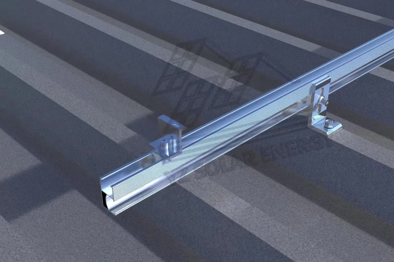 CE Certificate Metal Roof PV Structure Brackets L Feet For Solar Tin Roof Mounting - image 3