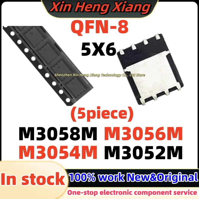 (5pcs)100%New M3056M M3058M M3052M M3054M QM3052M QM3054M QM3056M QM3058M QM3052M6 QM3054M6 QM3056M6 QM3058M6 QFN-8