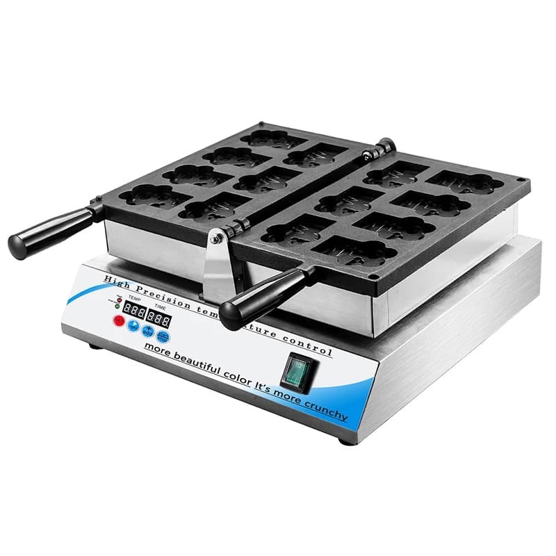 7pcs Cat Claw Waffle Machine 1800W Cute Shape Animal Paw Waffle Machine 110V 220V Cartoon Pancake Pan - image 4