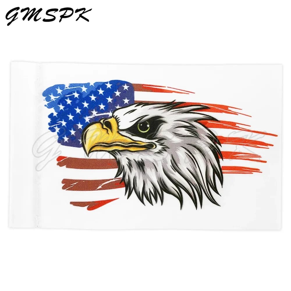 Motorcycle Flag Pirate Skull Eagle Nation Flag Luggage Rack Universal Fit for Honda Yamaha Harley Suzuki BMW - image 3