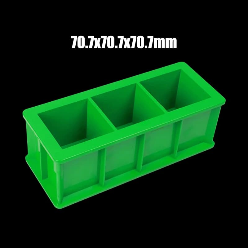 Triple Abs Plastic 70.7X70.7X70.7Mm Concrete Test Module Compression Engineering Compression Test Mold