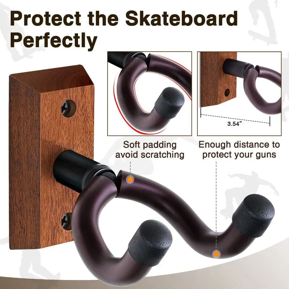 Accessories Violin Bass for Acoustic Guitar Instrument Accessories Non-slip Holder Stand Guitar Hanger Hook Wall Mount - image 4