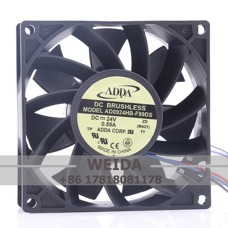 New ADDA 24V AD0924HB-F99DS 0.55A 9238MM high air volume inverter cooling fan