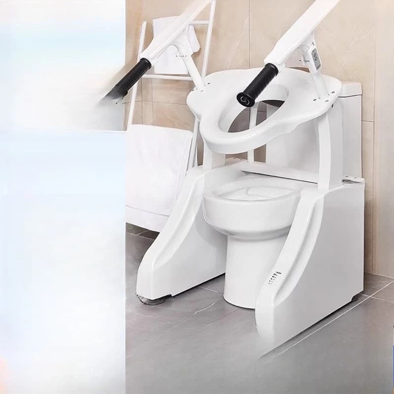 Electric toilet lift aid, smart home, adjustable toilet chair