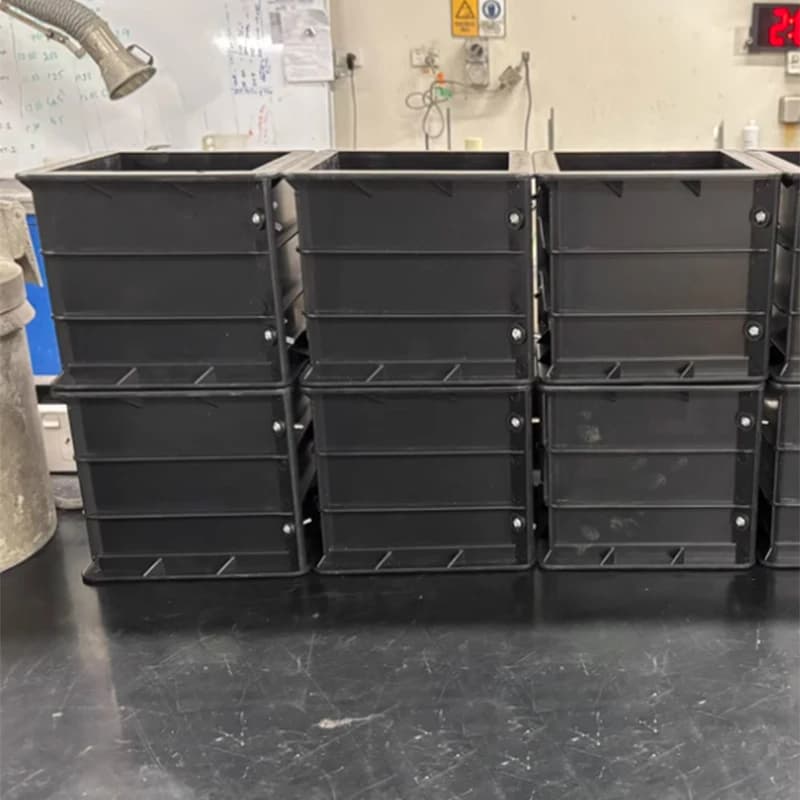 Triple Abs Plastic 70.7X70.7X70.7Mm Concrete Test Module Compression Engineering Compression Test Mold - image 4