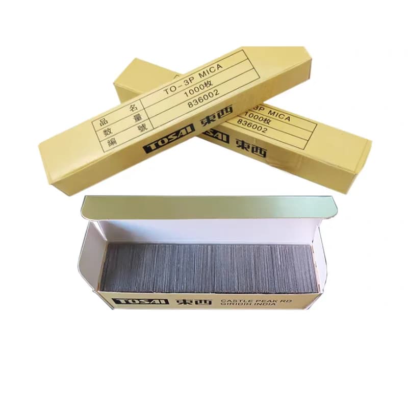1000pcs 0.1mm 0.07mm Transparent mica insulation sheet high-temperature resistant AFM/SEM natural mica, Square/circular plate