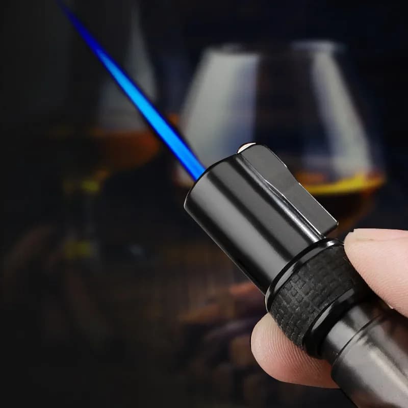 New Jobon Jet Flint Lighter Windproof Gas Torch Lighter Inflated Butane Metal Grinding Wheel Lighter Christmas Gift Men