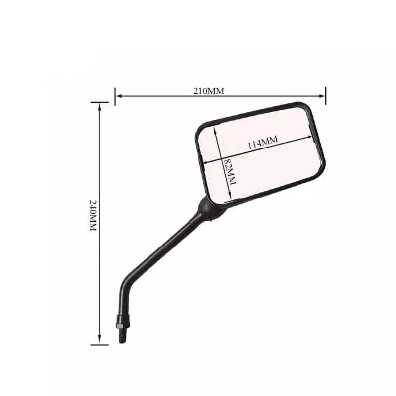 Motorcycle Side Mirrors for Haojue Suzuki Qingqi Dayun Jingcheng GS125 AX100 A100 10mm Universal Back View Mirrors Reflector - image 5