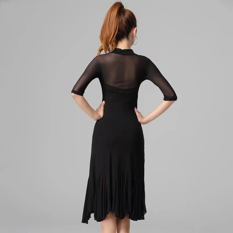 Latin Dance Competition Dress Adult Female Dance Practice Dress Sexy Latin Dance Dress Professional Dress Performance Dress - image 5