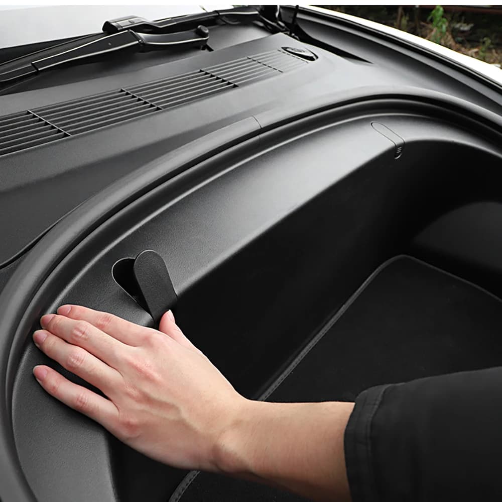 2 Pcs Car Front Trunk Hook for Tesla Model 3 2017-2020 Eject Clip Installation Car Spare Box Hook ABS Auto Interior Accessories - image 6