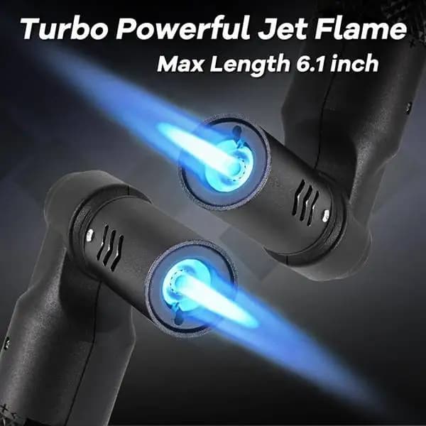 Honest Windproof Kitchen Cooking Spray Gun Torch Blue Flame Jet Gas Lighter Turbo Jewelry Welding Cigar Lighters - image 5