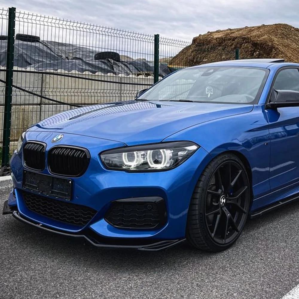 2Pcs ABS Gloss Evil Headlight Eyebrows Eyelid For BMW 1er F20 F21 Facelift 116i 118i 120i 125i M135i M140i 2015-2019 Accessories - image 5