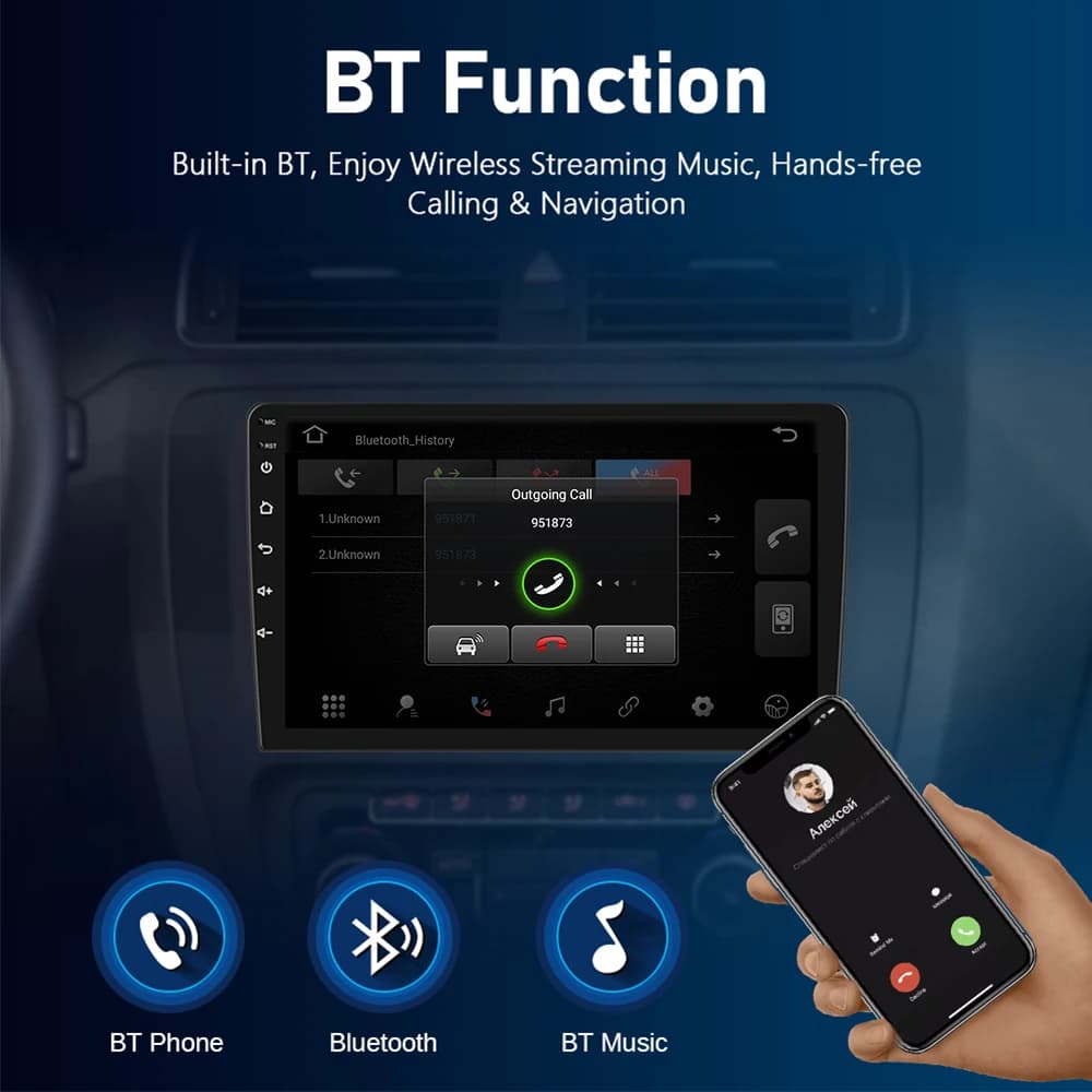 For Toyota Fortuner HILUX Revo Vigo 2007-2015 Multimedia Video Player Stereo GPS Android 16 2din Carplay Car Radio - image 5