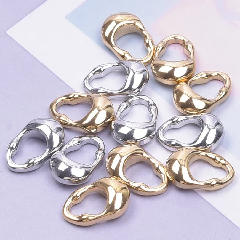7pcs/Lot No Fading Mini Handbag Gold Plated Pendant Stainless Steel Pendants Used To Hand Making Diy Necklace Accessories Part - image 6