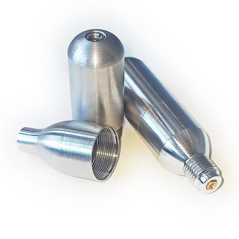 Stainless Steel 8g Capsula Refillable CO2 Cartridge for Beer Brewing Bubble Water Sodas Machine Carbonated Soft Drink Travel - image 4