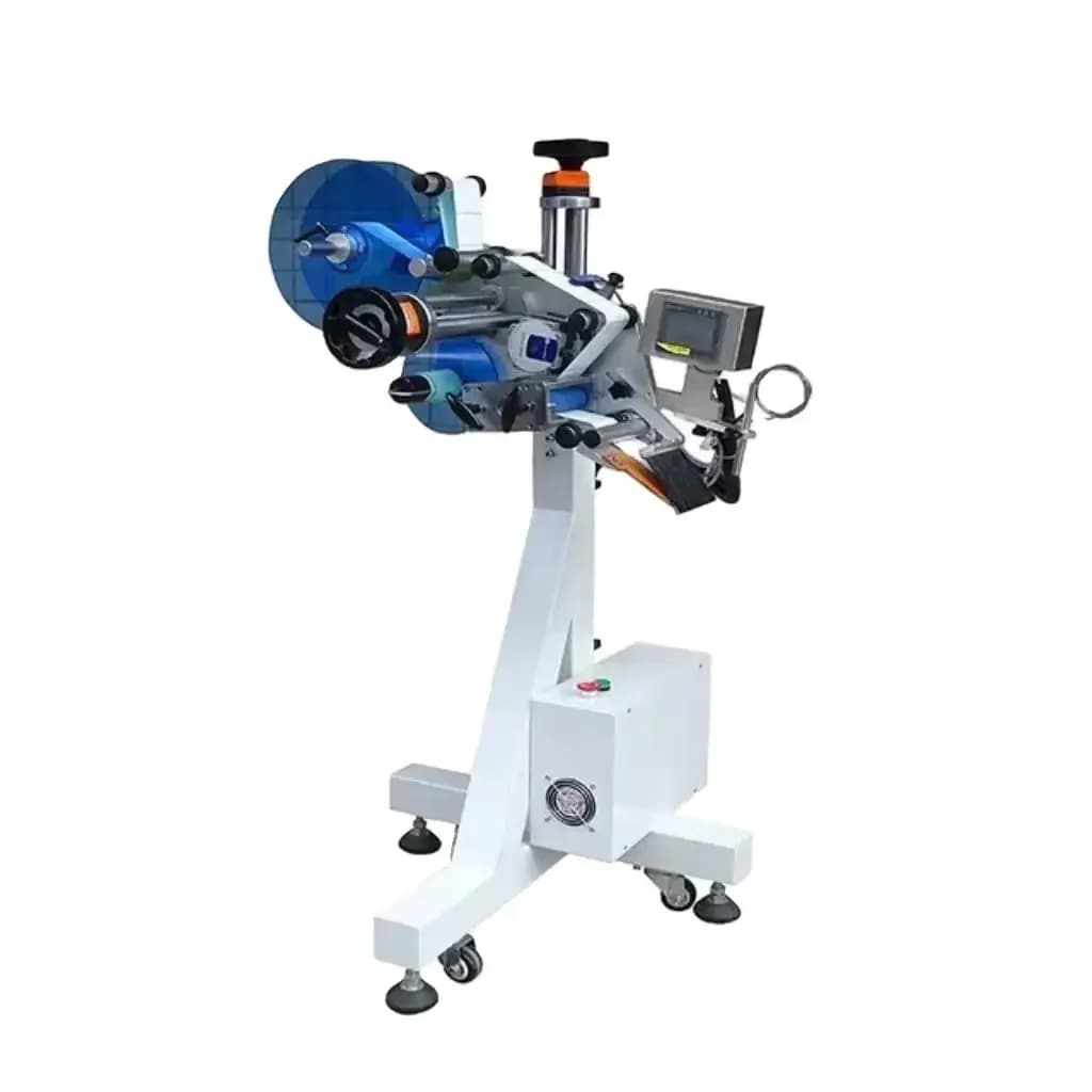 Label Applicator for Square Bottle Flat Surface Sticker Labeling Machine Head Semi Automatic Labeling Machine for Square Bottles