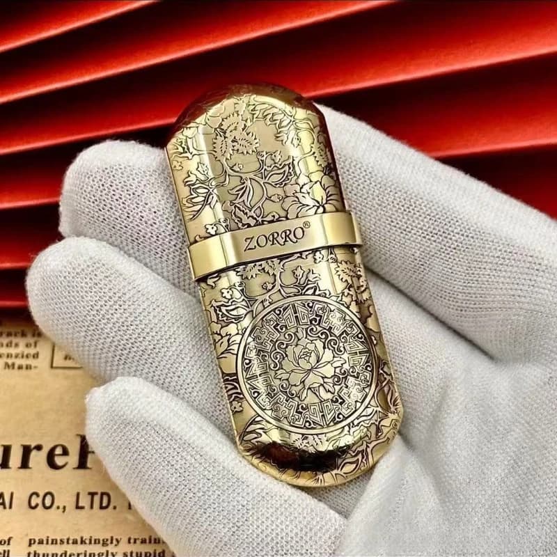 ZORRO 516 Mini Carving Trench Lighter Portable Compact Grinding Wheel Open Flame Lighter Cigarette Accessories Men's Gift - image 4