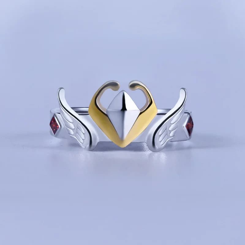 Anime Saint Seiya Knights of the Zodia Pegasus Cosplay Ring Unisex Adjustable Alloy Cartoon Rings Jewelry Accessories Props Gift - image 4
